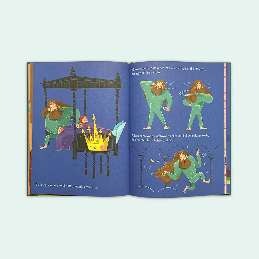 Carolina e la corona pesantissima - Libro per Bambini | GabyBooks