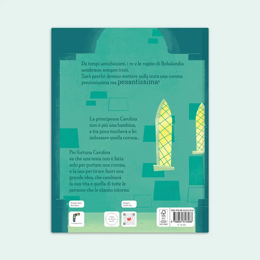 Carolina e la corona pesantissima - Libro per Bambini | GabyBooks