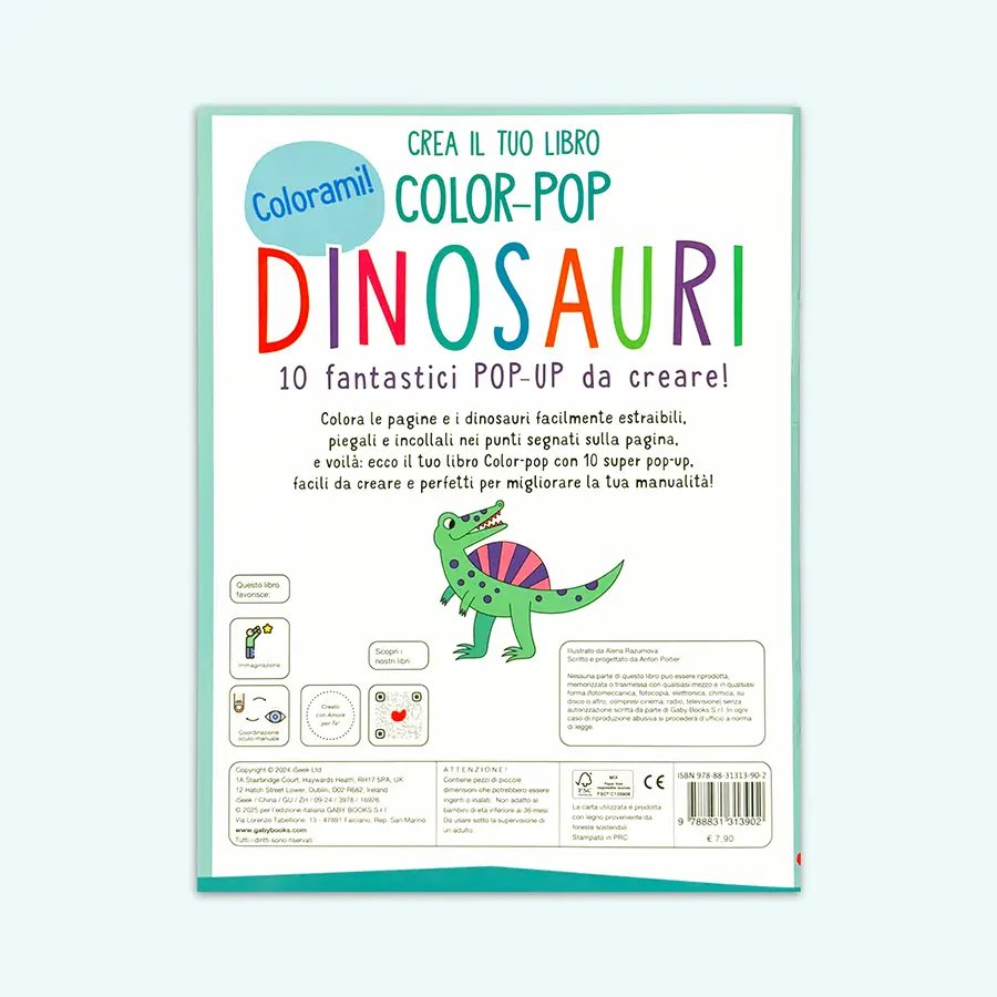 Color-pop Dinosauri