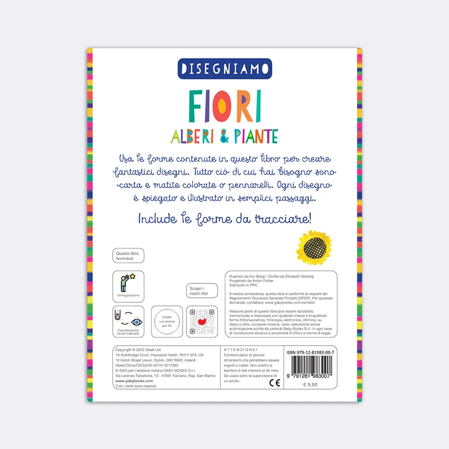 Disegniamo fiori - Libro per Bambini | GabyBooks