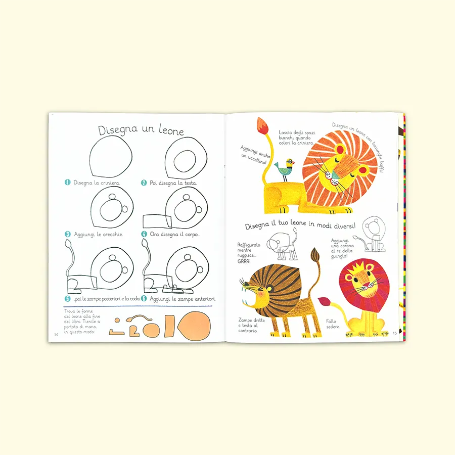 Disegniamo animali - Libro per Bambini | GabyBooks