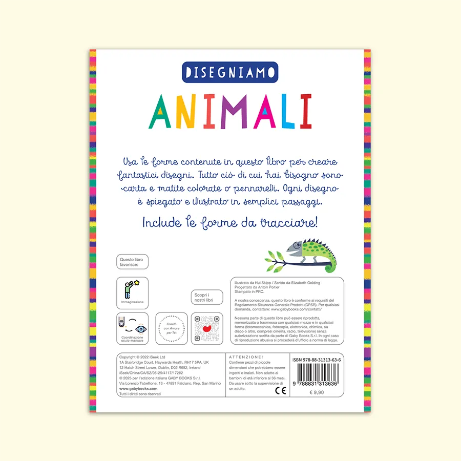 Disegniamo animali - Libro per Bambini | GabyBooks