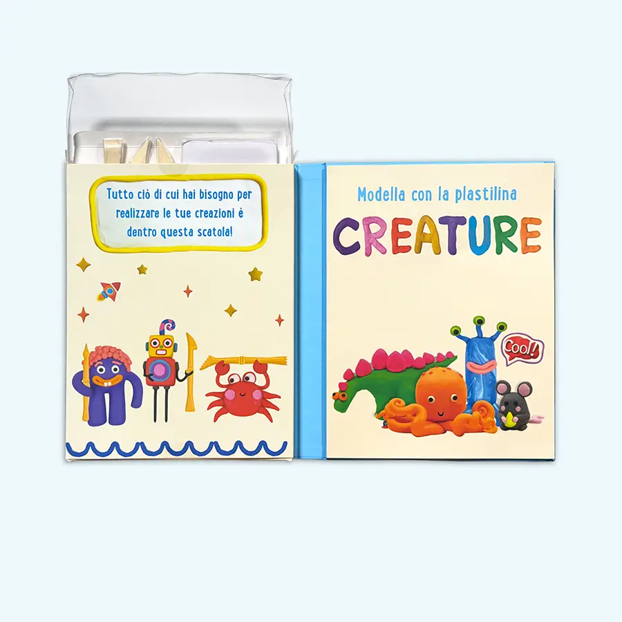 Modella con la Plastilina - Creature - Set per Bambini | Gaby Books
