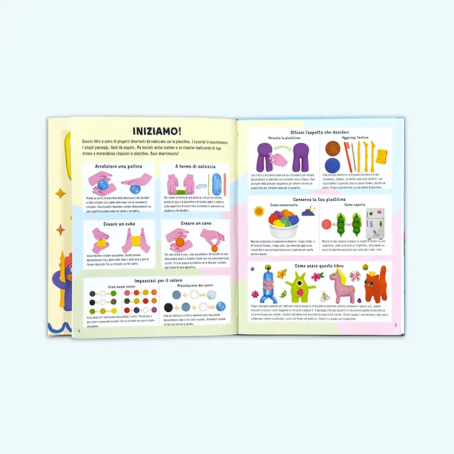 Modella con la Plastilina - Creature - Set per Bambini | Gaby Books