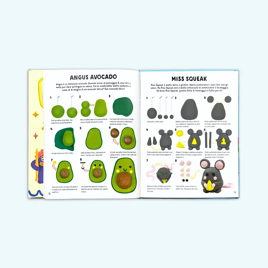 Modella con la Plastilina - Creature - Set per Bambini | Gaby Books