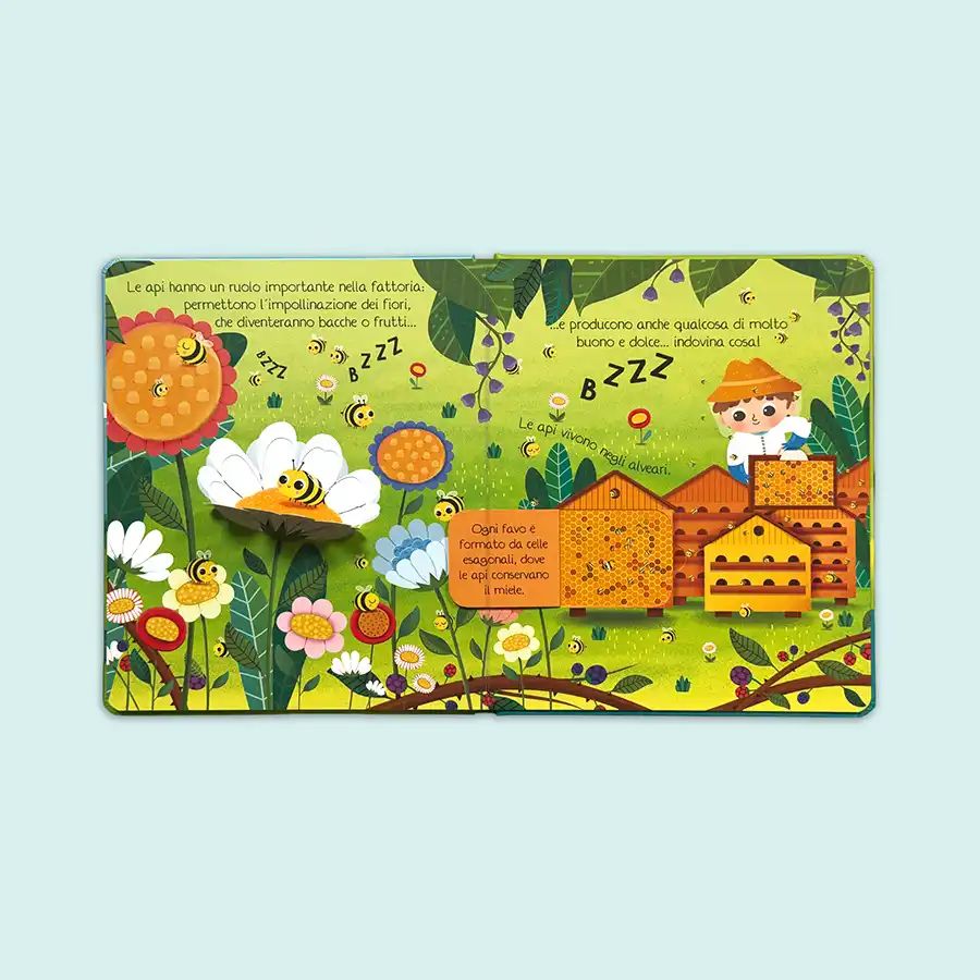 Esplorando la Fattoria - Libro con Finestrelle per Bambini | Gaby Books