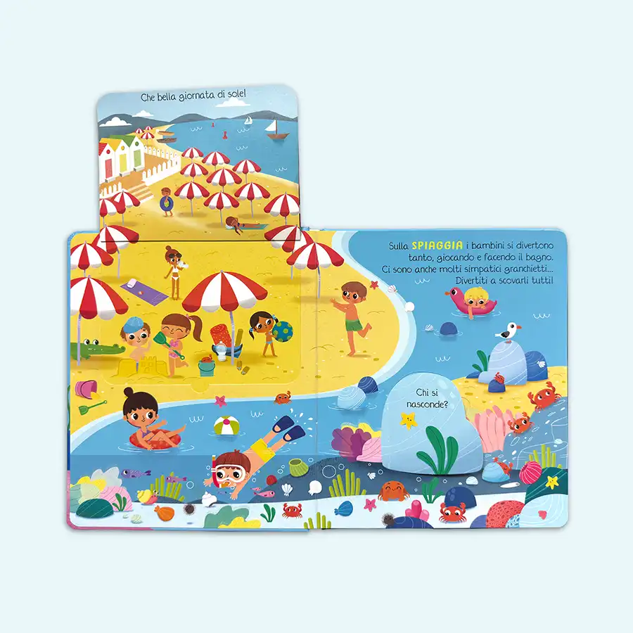 Esplorando il Mare - Libro con Finestrelle per Bambini | Gaby Books