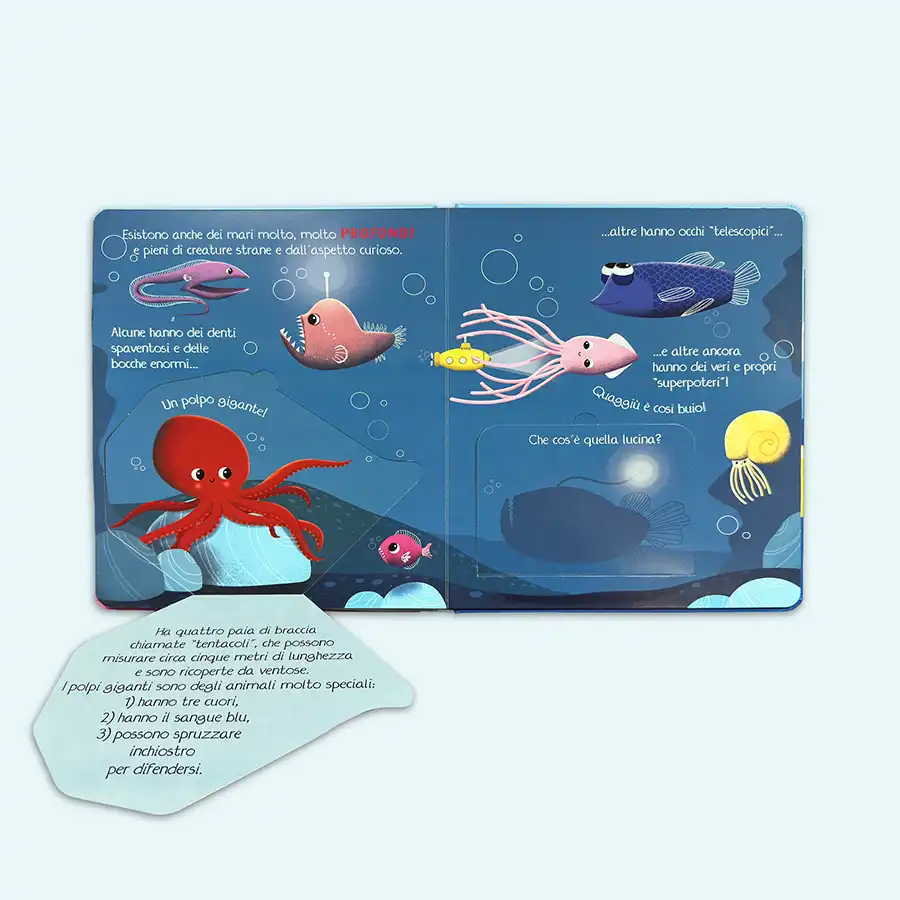 Esplorando il Mare - Libro con Finestrelle per Bambini | Gaby Books