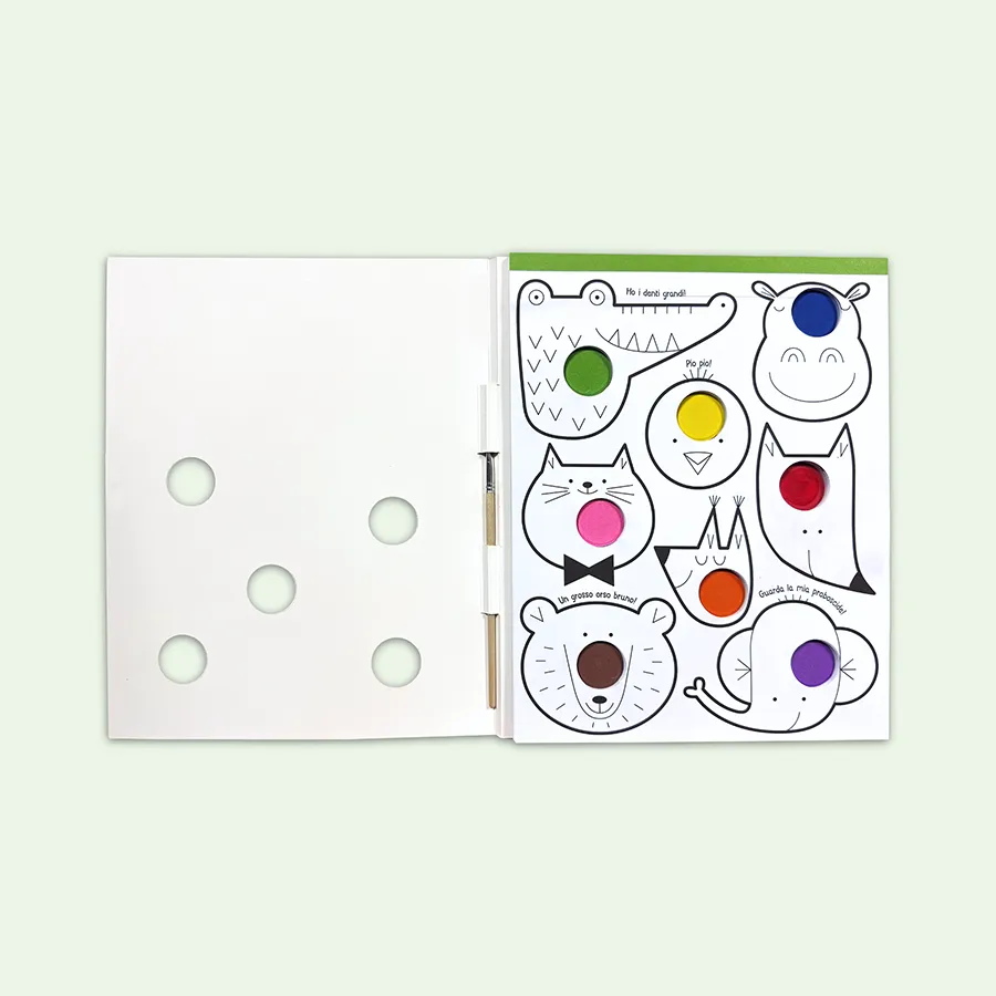 Imparo a Dipingere la Natura - Blocco per Bambini | Gaby Books