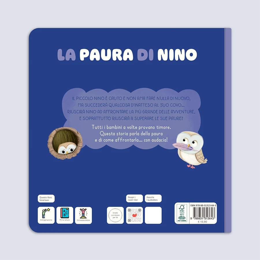 La Paura di Nino - Libro per Bambini sulla Paura e il Coraggio | Gaby Books
